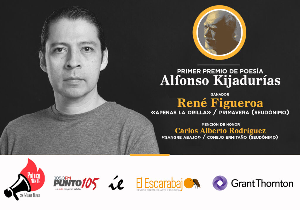 René Figueroa, ganador del Primero Premio Alfonso Kijadurías